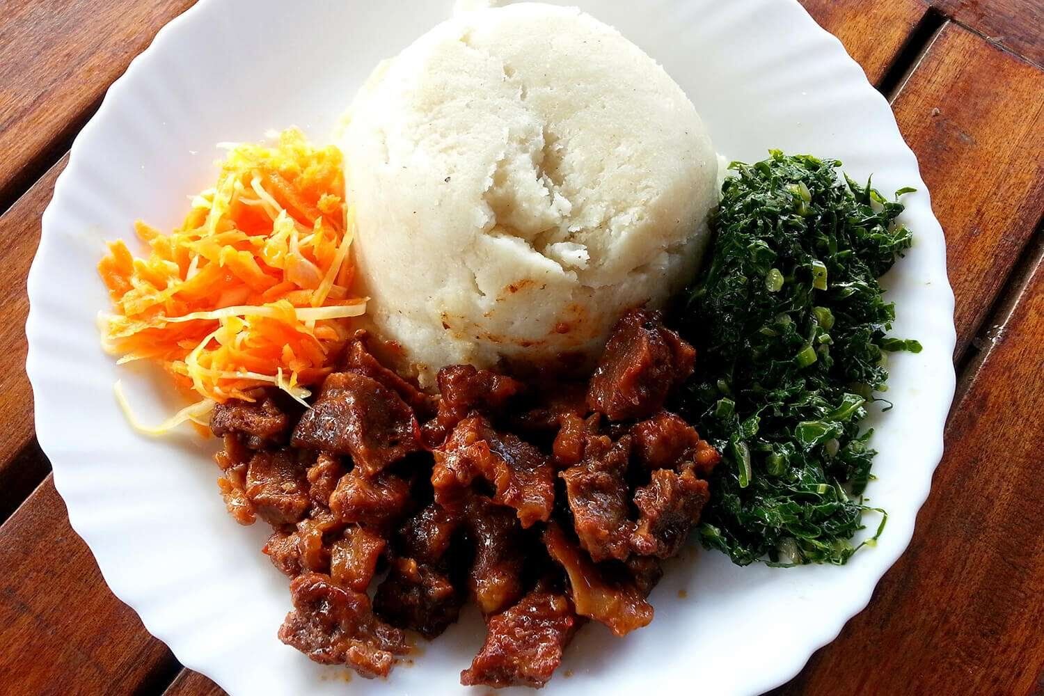 Tanzanian Dishes ugali Tanzanian Dishes ugali
