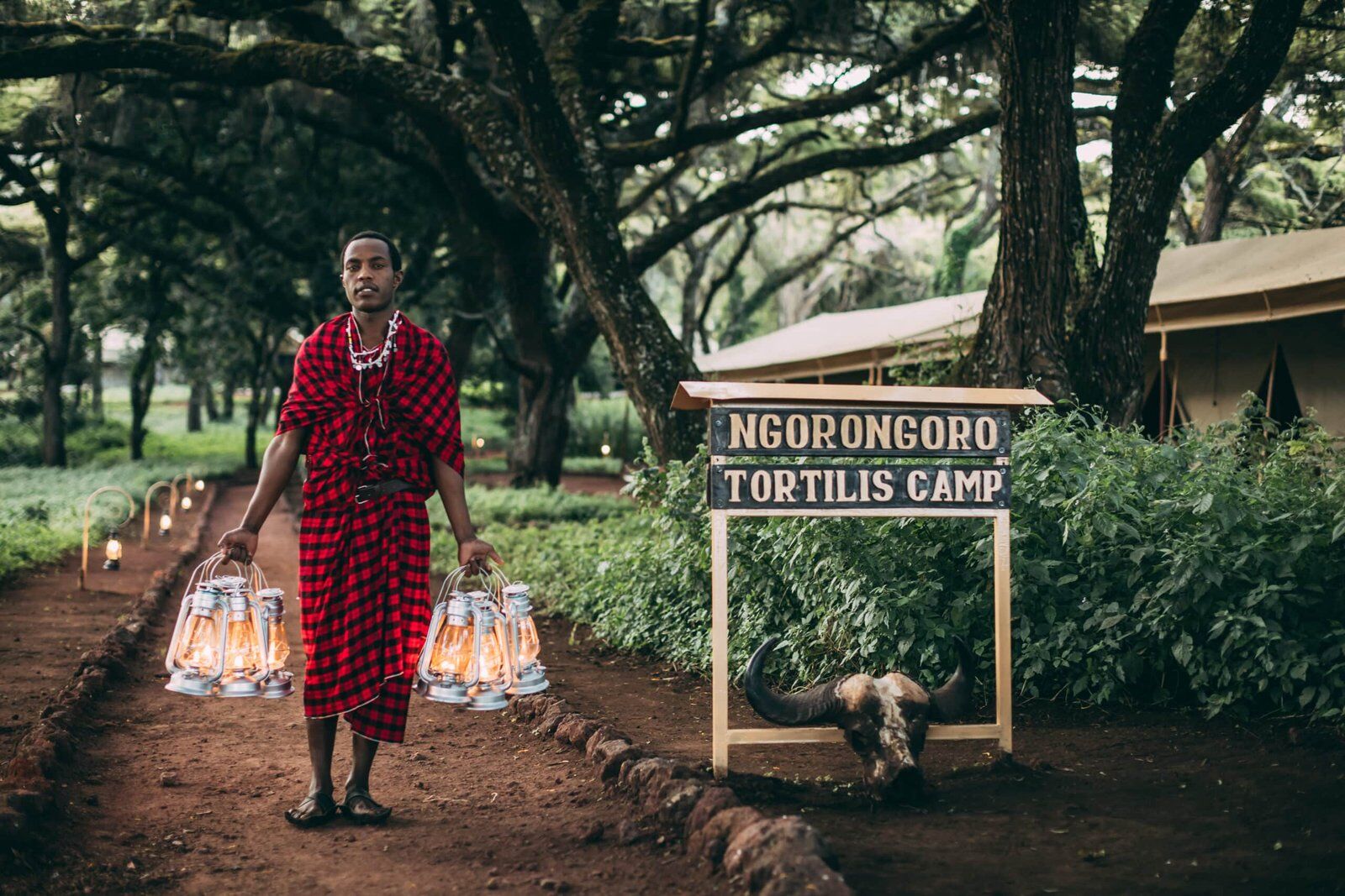 Ngorongoro Tortilis Camp Sign Board