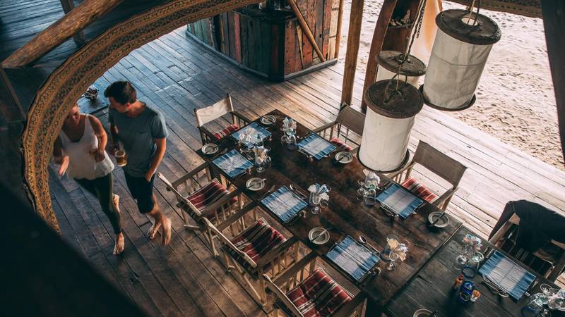 Greystoke Mahale dining