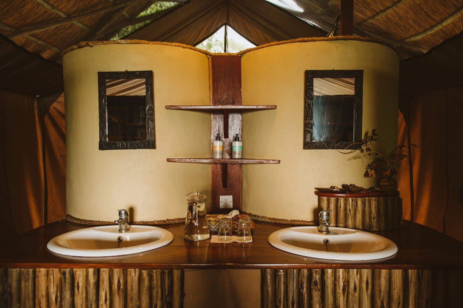 Katavi Wildlife Camp Classic Tent Bathroom