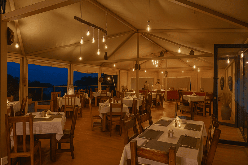 Africa Safari Manyara Escarpment Restaurant 1