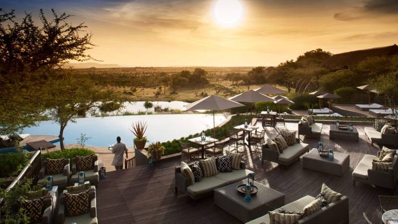 Pristine Infinty Pools at Four Seasons Safari Lodge Pristine Infinty Pools at Four Seasons Safari Lodge