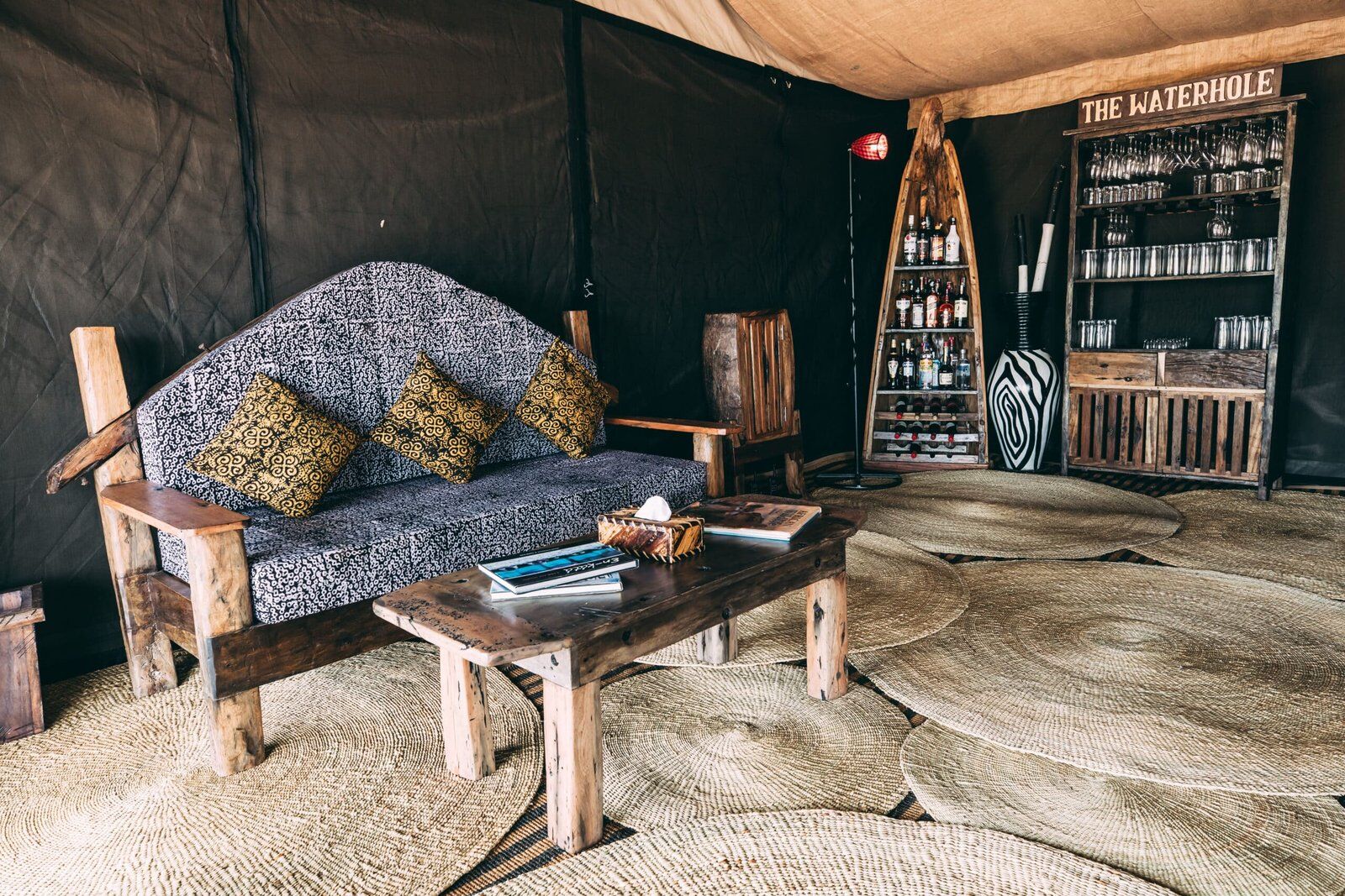 Tarangire Tortilis Tented Camp Bar Area