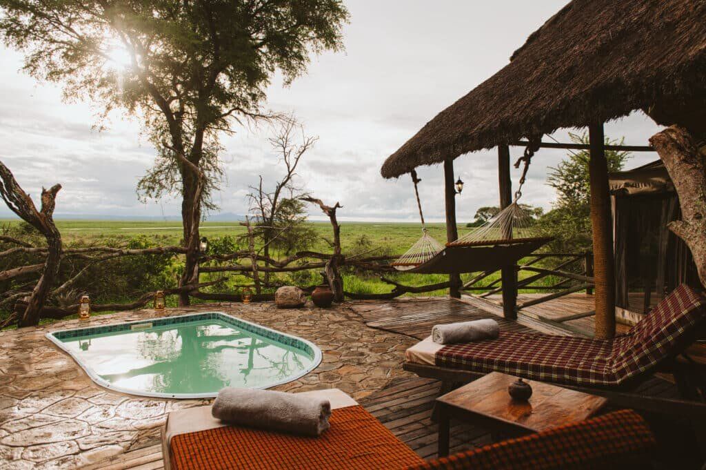 Katavi Wildlife Camp Family Suite Plunge Pool
