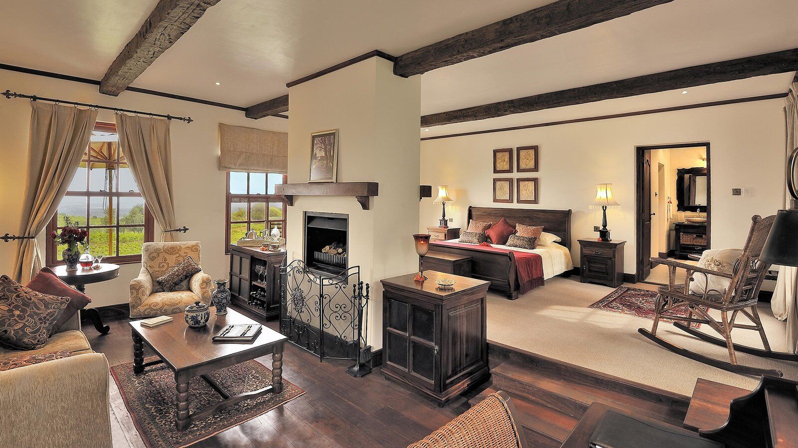 The Manor at Ngorongoro bedroom