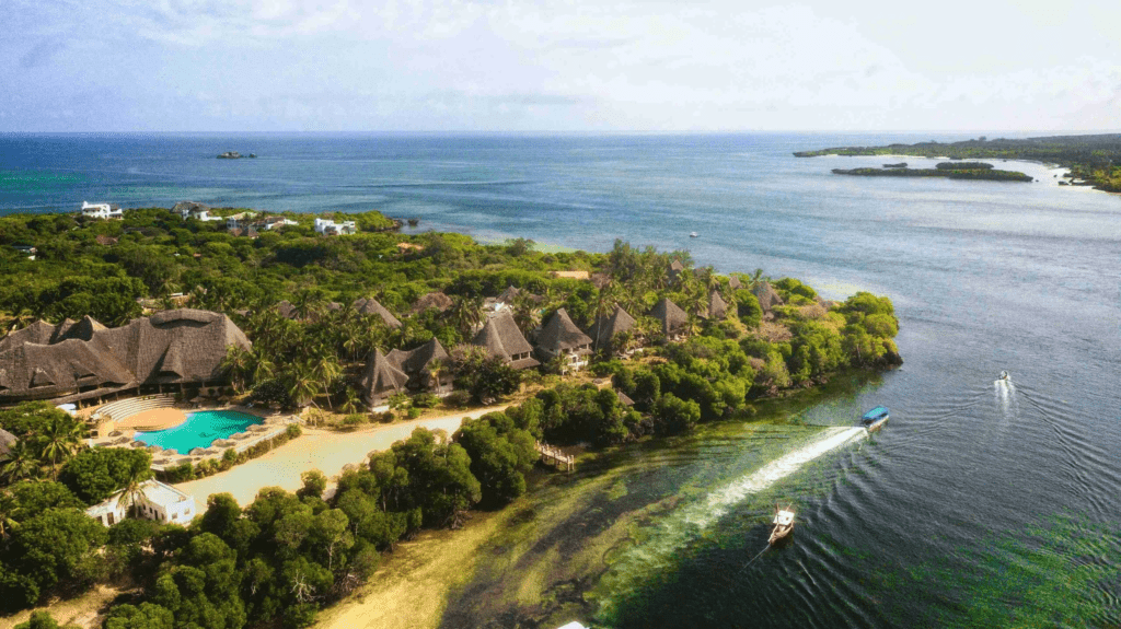 Temple Point Resort Aerial View